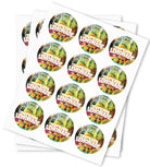 Tropicana Lemonade Strain Stickers - DC Packaging Custom Cannabis Packaging