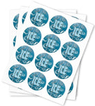 Ice Strain Stickers - DC Packaging Custom Cannabis Packaging