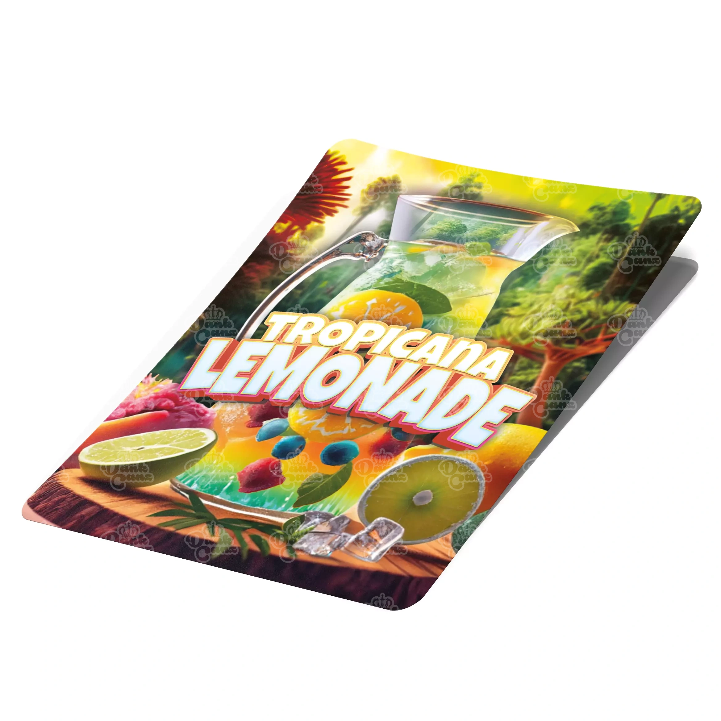 Tropicana Lemonade Mylar Bag Labels - Labels only - DC Packaging Custom Cannabis Packaging