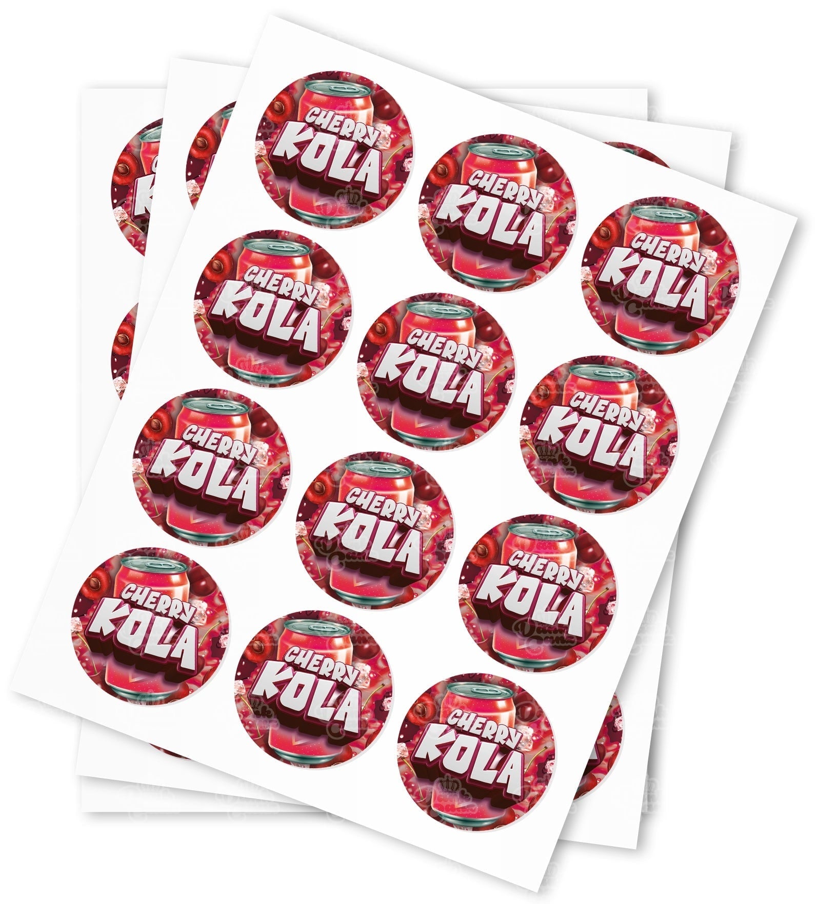 Cherry Kola Strain Stickers - DC Packaging Custom Cannabis Packaging