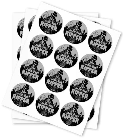 Jack The Ripper Strain Stickers - DC Packaging Custom Cannabis Packaging