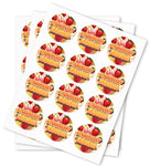 Strawberry Banana Stickers
