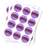 Purple Cookies Strain Stickers - DC Packaging Custom Cannabis Packaging