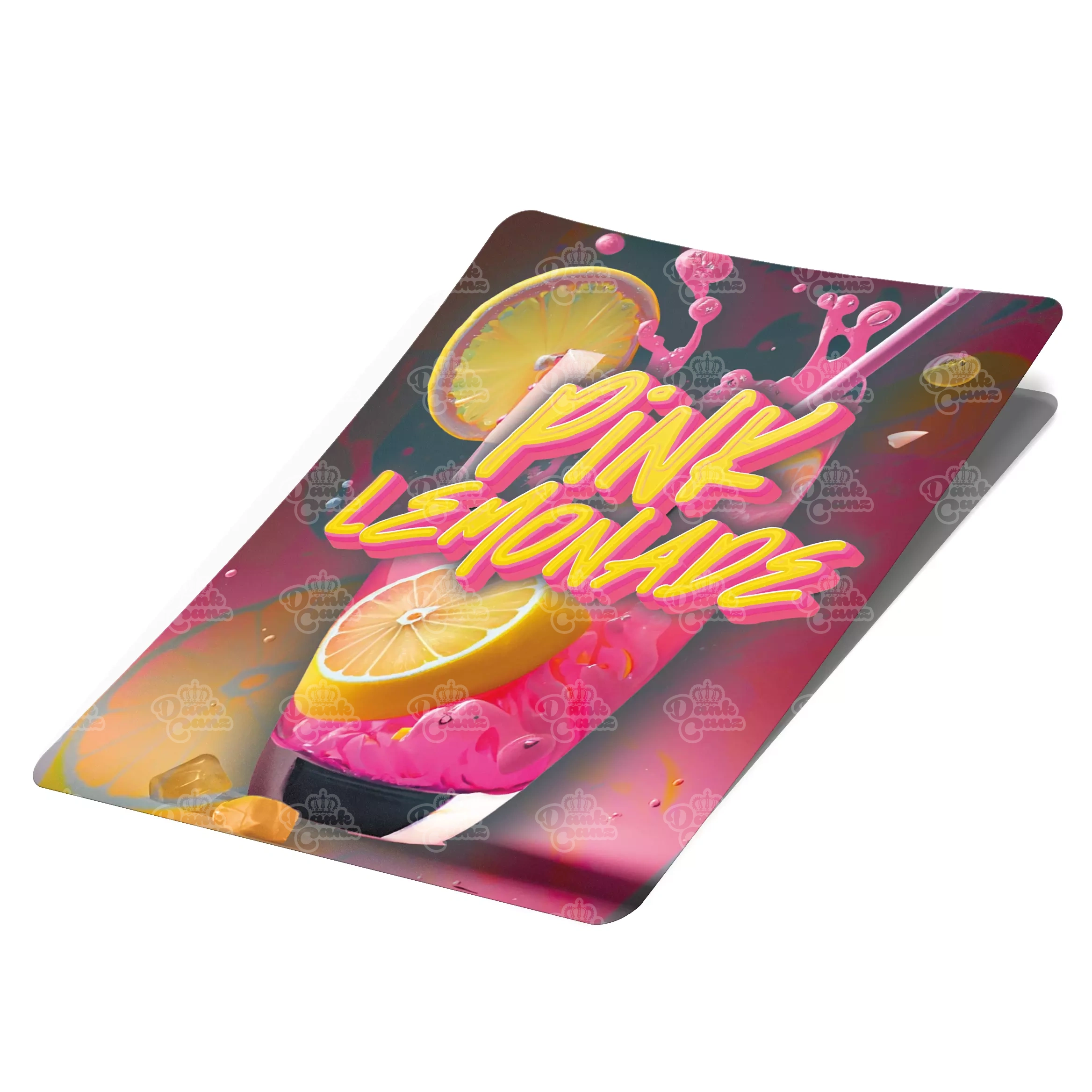 Pink Lemonade Mylar Bag Labels - Labels only - DC Packaging Custom Cannabis Packaging