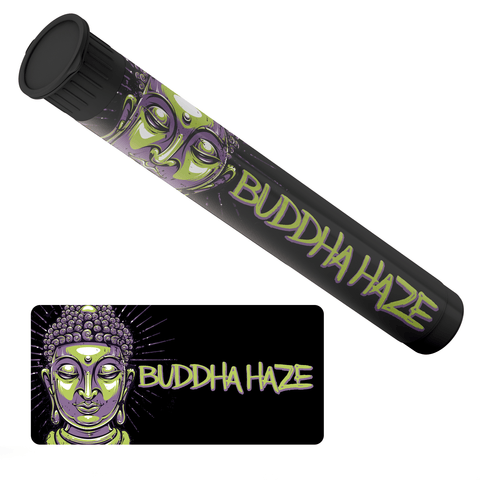 Buddha Haze Pre Roll Tubes - Labelled