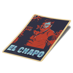 El Chapo Mylar-Taschenetiketten – nur Etiketten