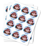 Frosted Cake Strain Stickers