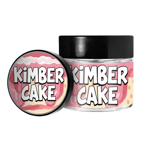 Kimber Cake 3.5g/60ml Glass Jars - Labelled