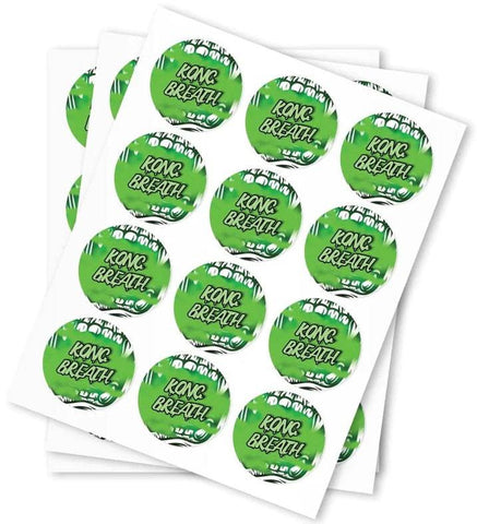 Kong Breath Stickers