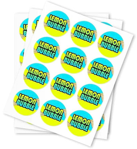 Lemon Bubble Strain Stickers