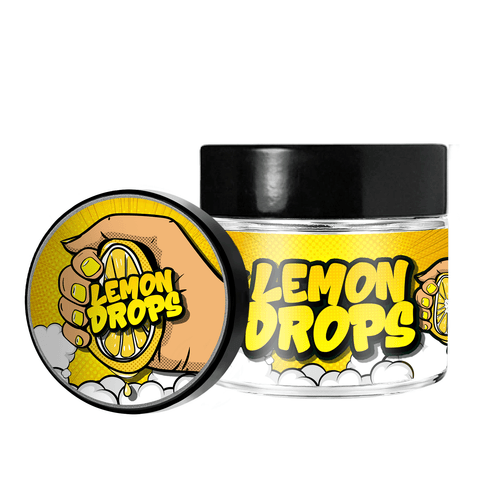 Lemon Drops 3.5g/60ml Glass Jars - Labelled