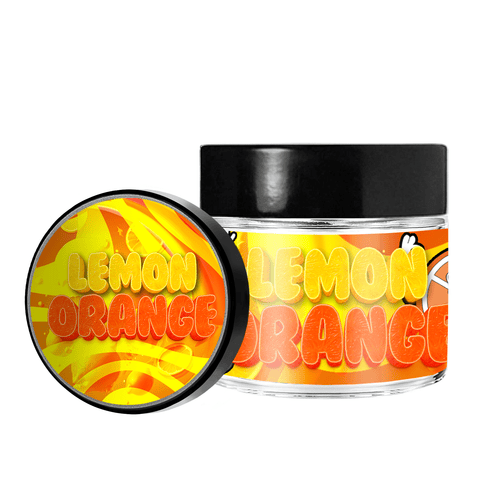 Lemon Orange 3.5g/60ml Glass Jars - Labelled