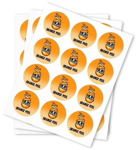 Orange Peel Stickers