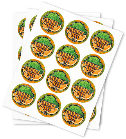 Orange Tree Stickers