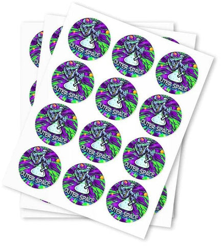 Outer Space Strain Stickers