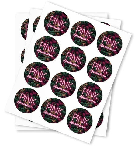 Pink Hawaiian Strain Stickers