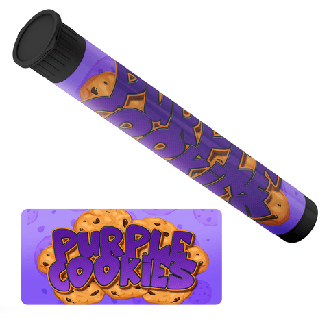 Purple Cookies Pre Roll Tubes - Labelled