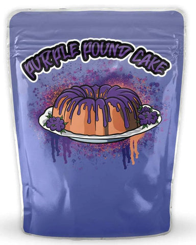 Purple Pound Cake Mylar Bags