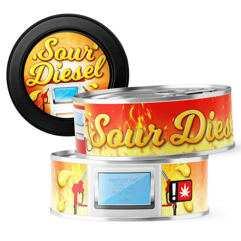 Sour Diesel 3.5g Self Seal Tins