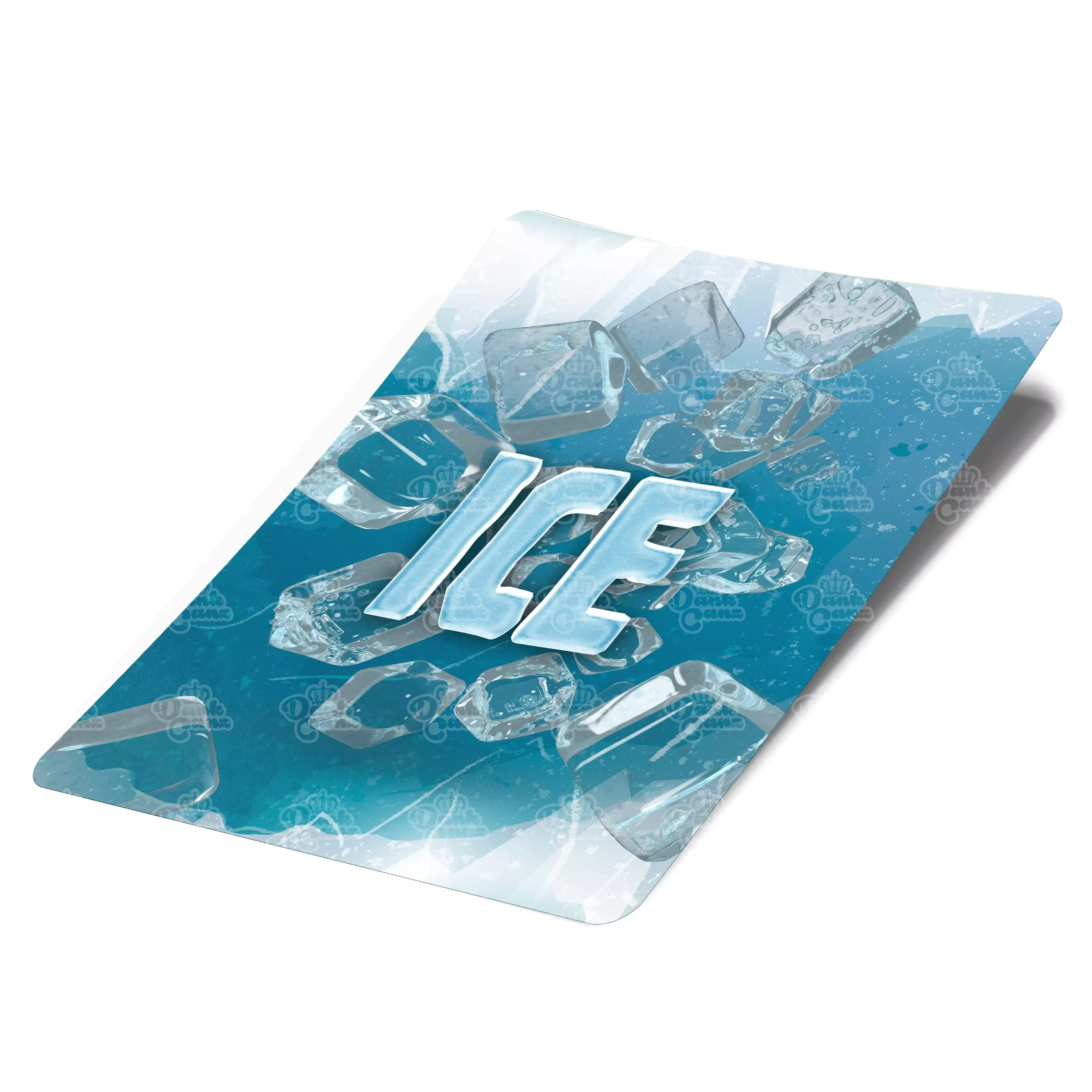 Ice Mylar Bag Labels - Labels only - DC Packaging Custom Cannabis Packaging