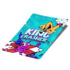 King Crasher Mylar Bag Labels - Labels only - DC Packaging Custom Cannabis Packaging