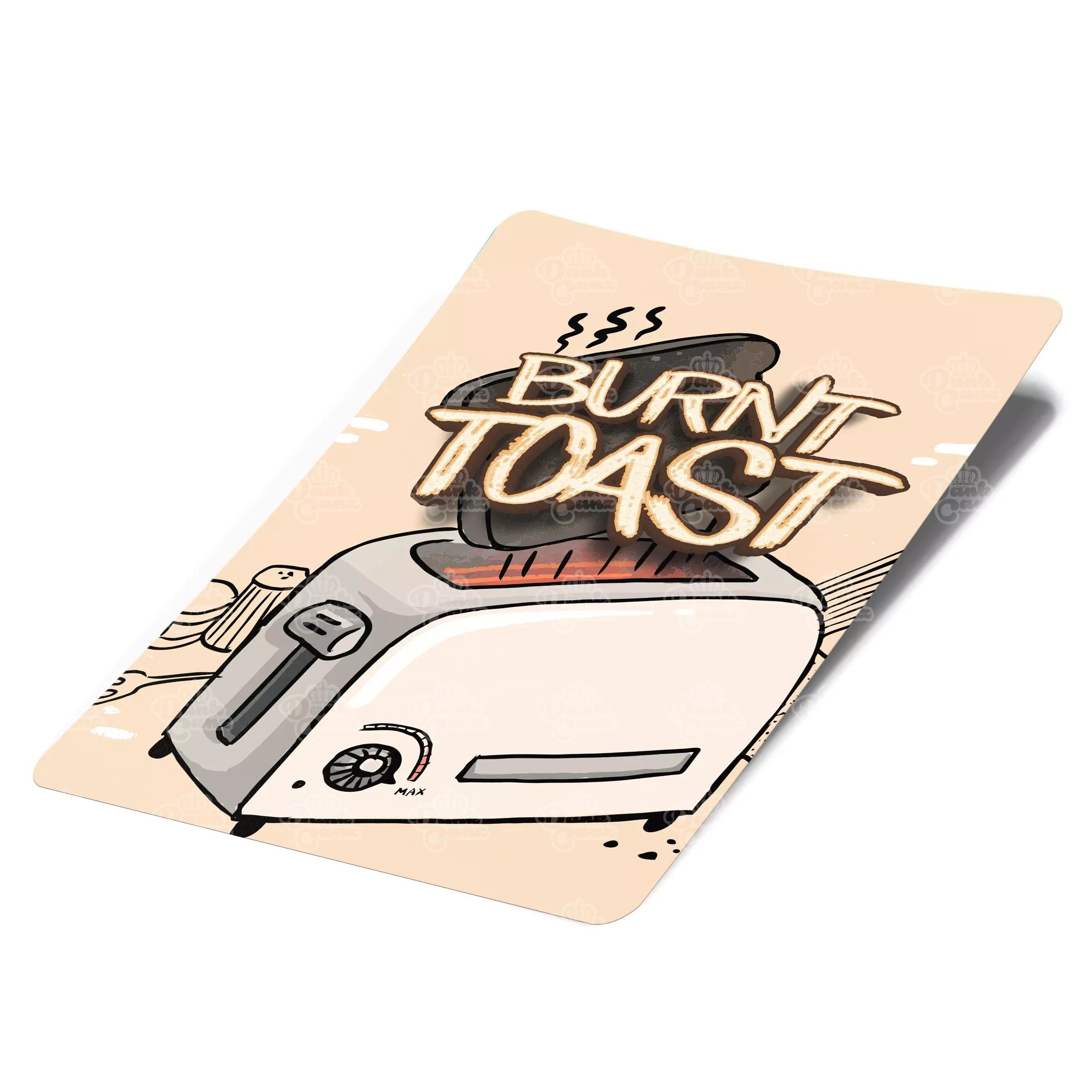 Burnt Toast Mylar Bag Labels - Labels only - DC Packaging Custom Cannabis Packaging