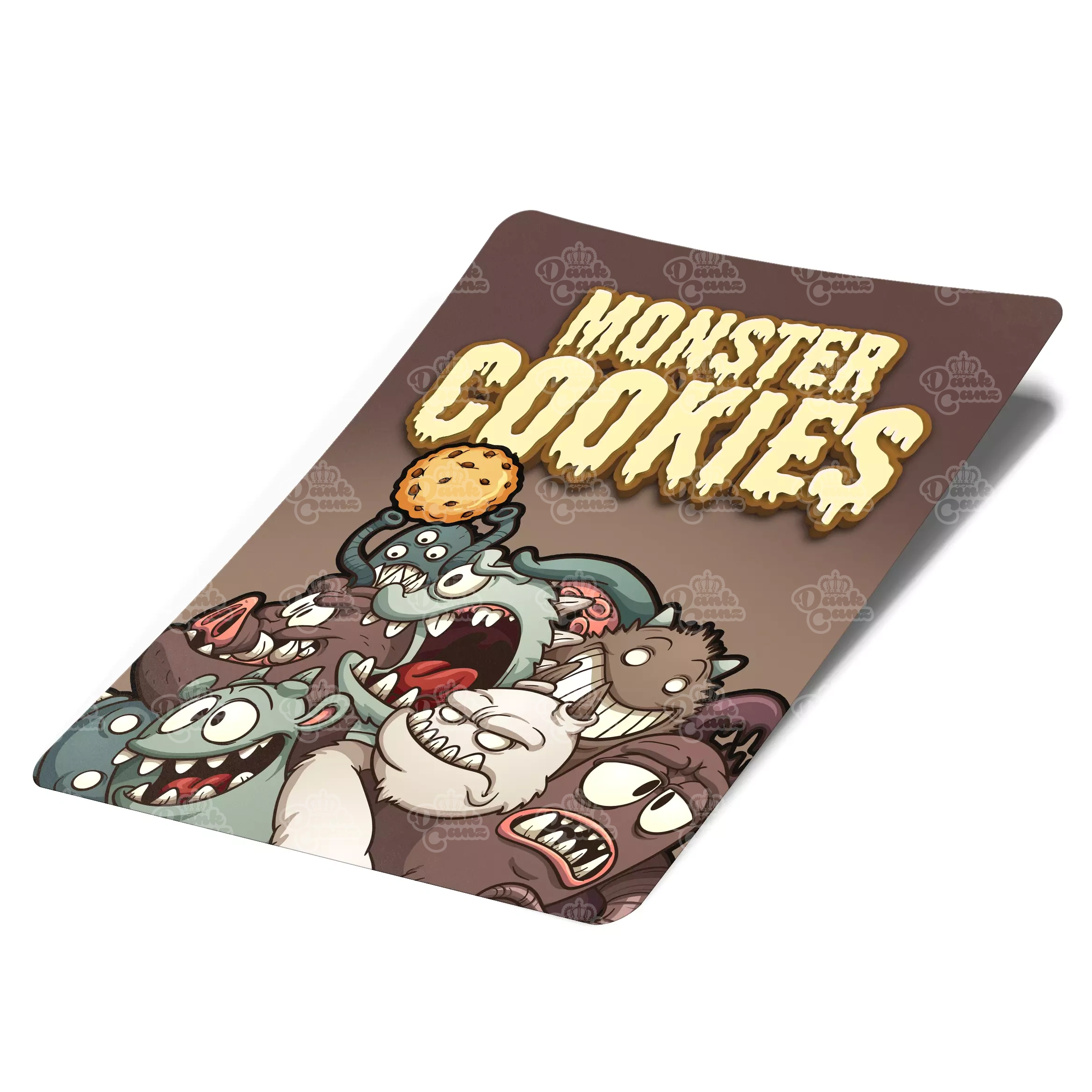 Monster Cookies Mylar Bag Labels - Labels only - DC Packaging Custom Cannabis Packaging