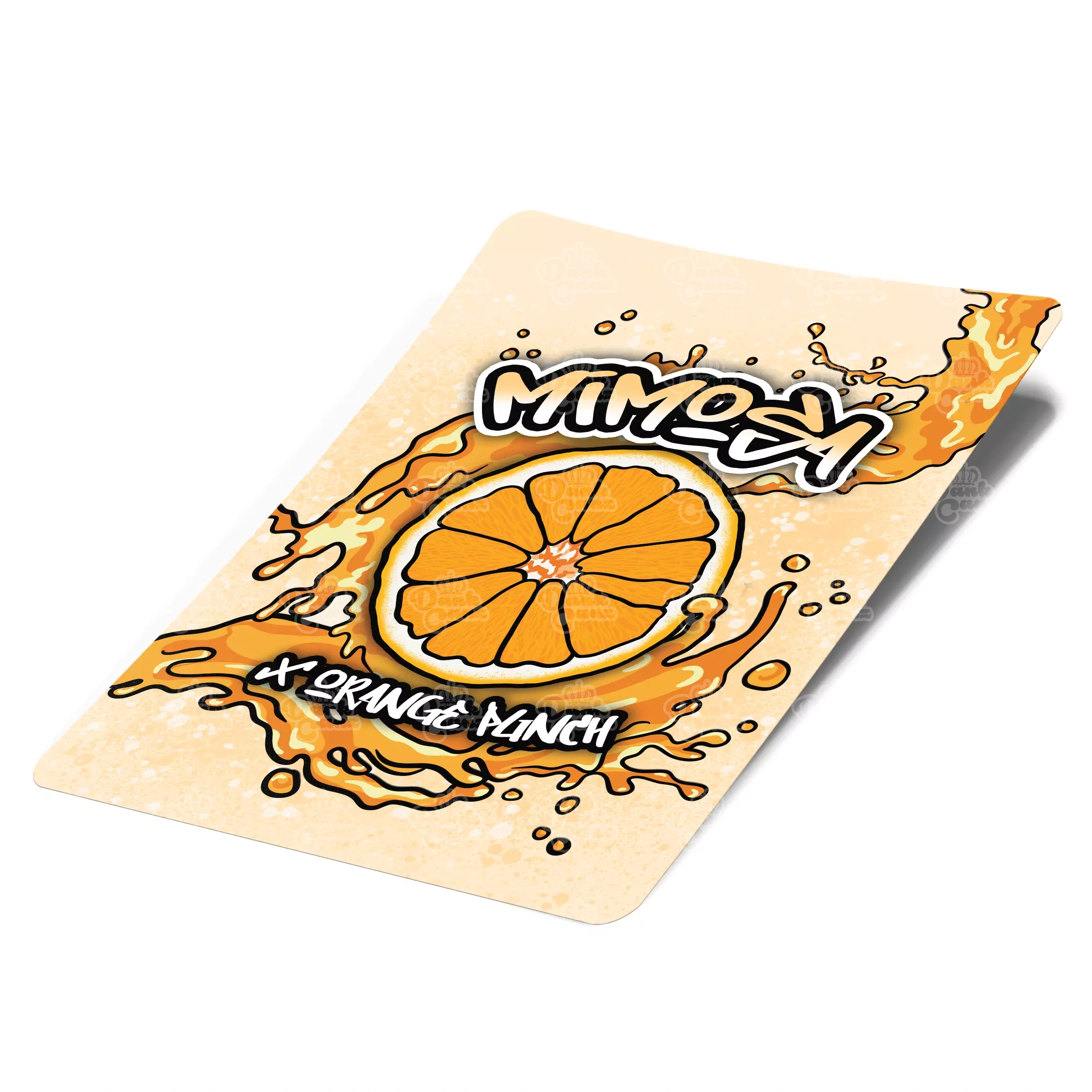 Mimosa x Orange Punch Mylar Bag Labels - Labels only - DC Packaging Custom Cannabis Packaging