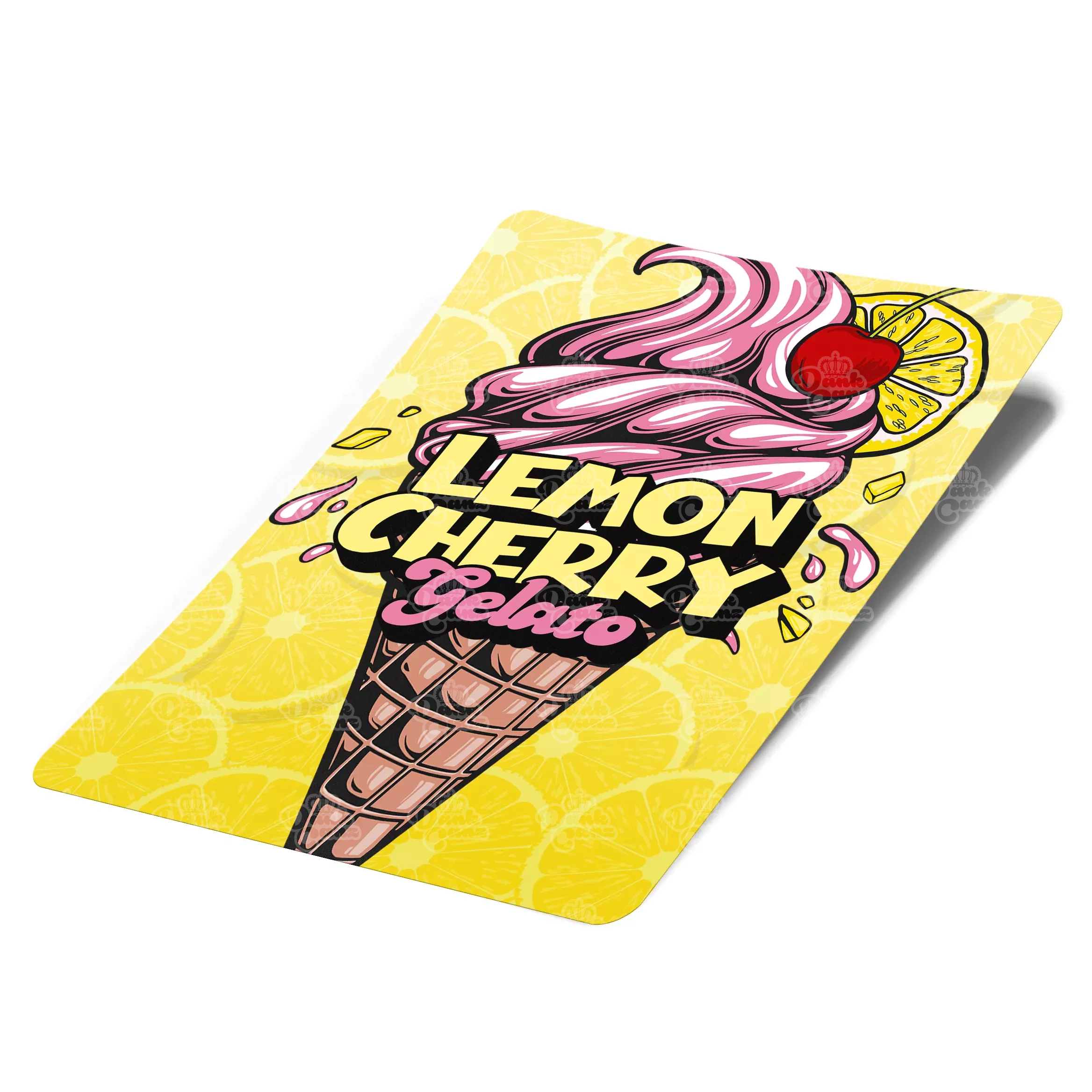 Lemon Cherry Gelato Mylar Bag Labels - Labels only - DC Packaging Custom Cannabis Packaging