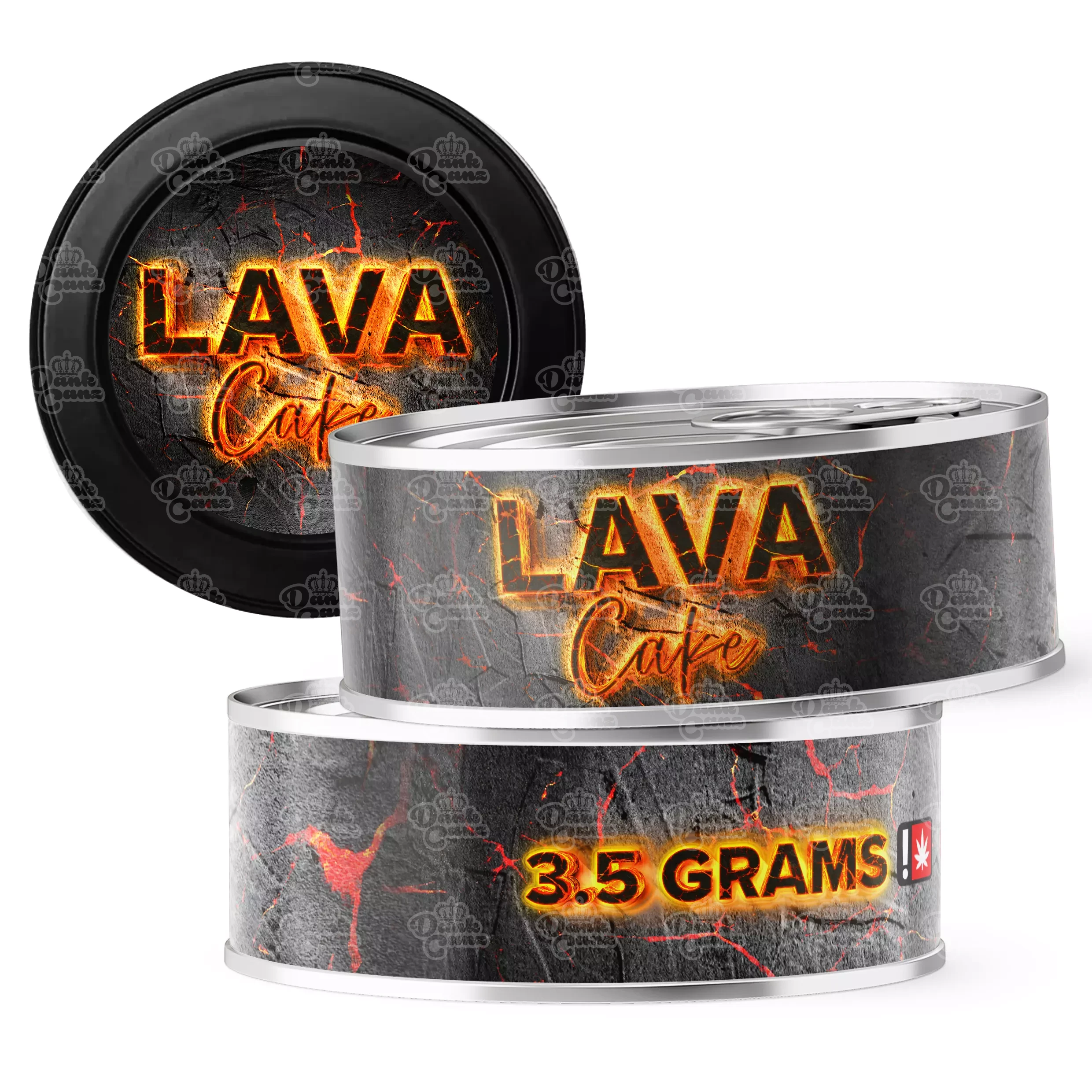 Lava Cake 3.5g Self Seal Tins - DC Packaging Custom Cannabis Packaging