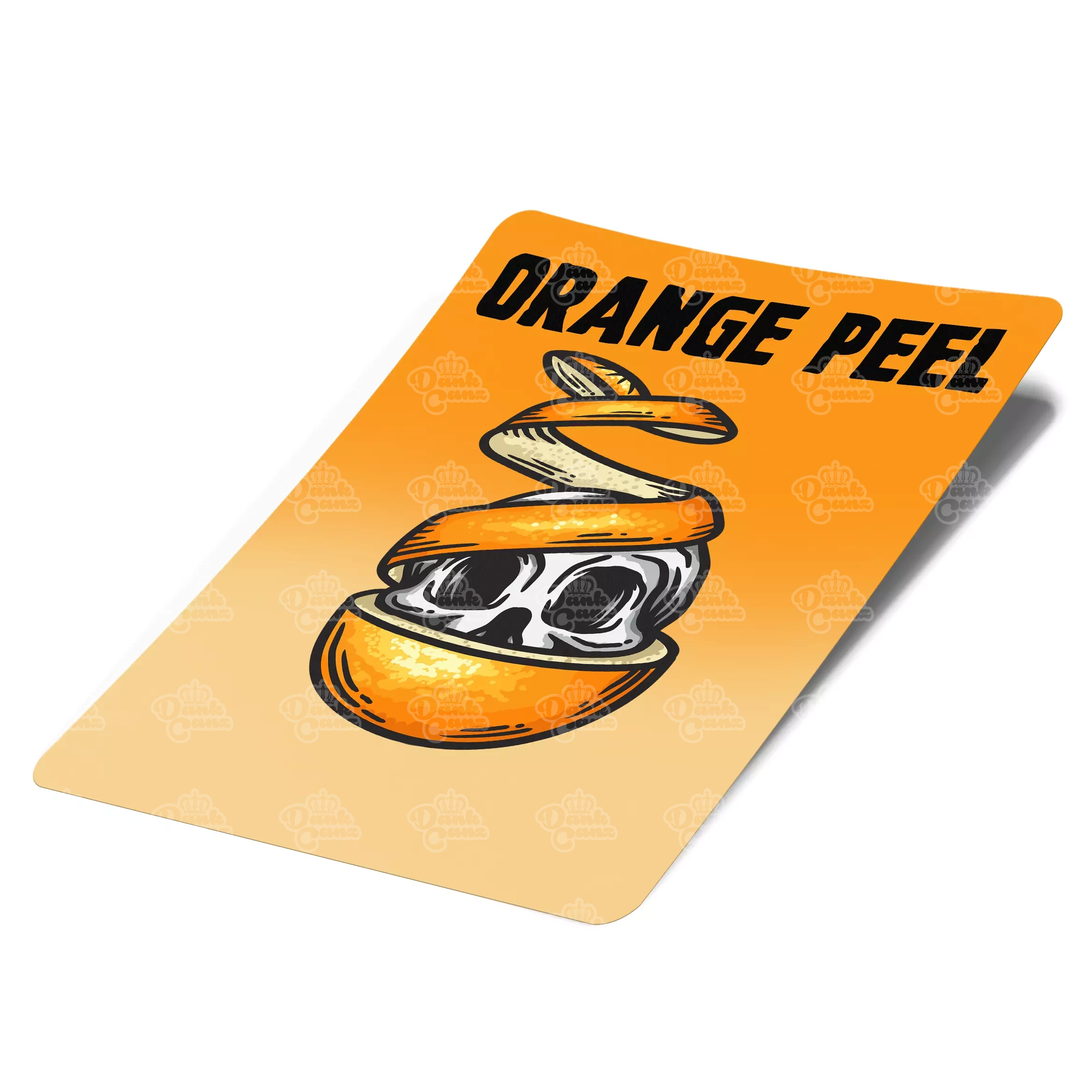 Orange Peel Mylar Bag Labels - Labels only - DC Packaging Custom Cannabis Packaging