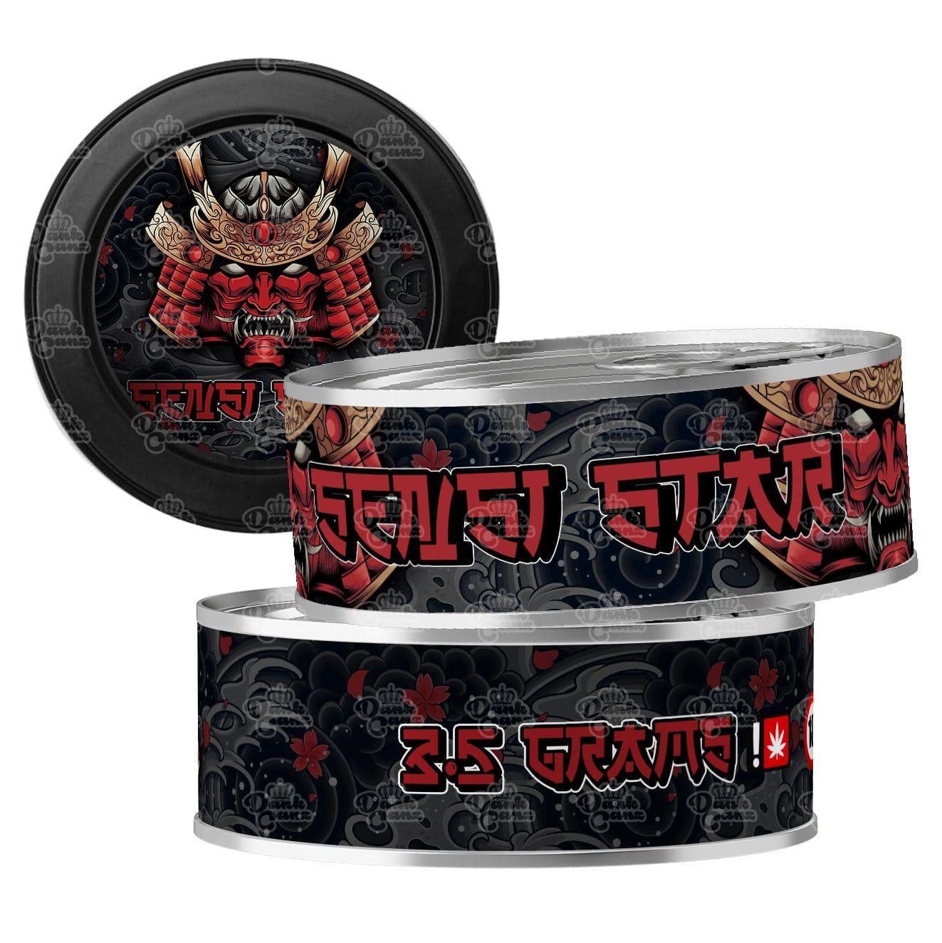 Sensi Star 3.5g Self Seal Tins - DC Packaging Custom Cannabis Packaging